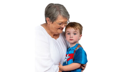 Lachlan and his grandmother